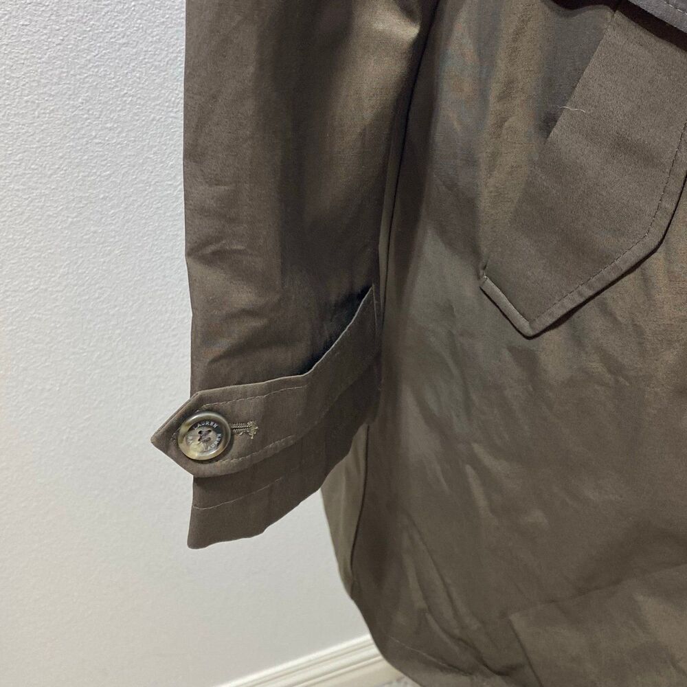 Lauren Ralph Lauren Brown Trench Coat No Size Tag See Measurements Fully Lined - Picture 5 of 10